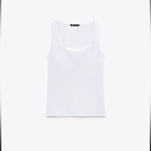 Zara white tanktop!
